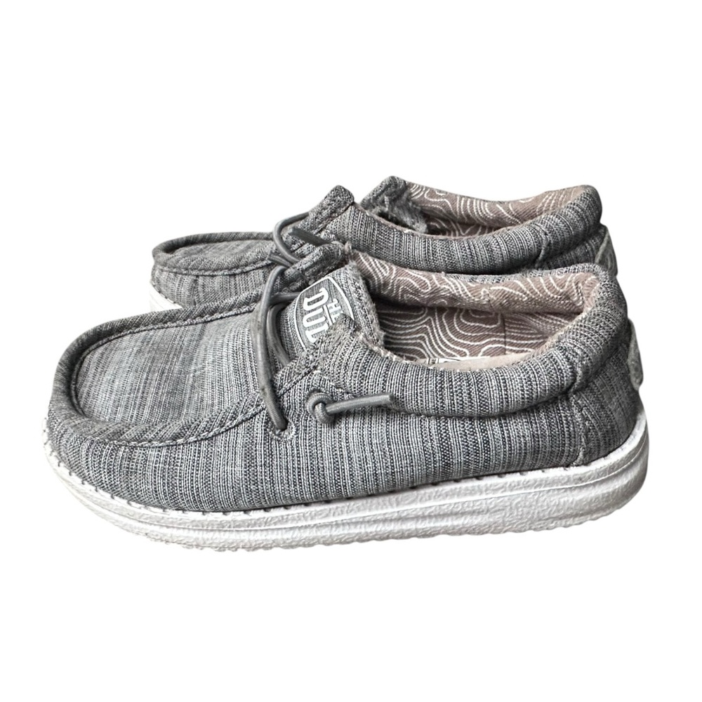 Hey Dude Wally Toddler Blend Linen Gray Slip On‎ Shoes Toddler Size 9